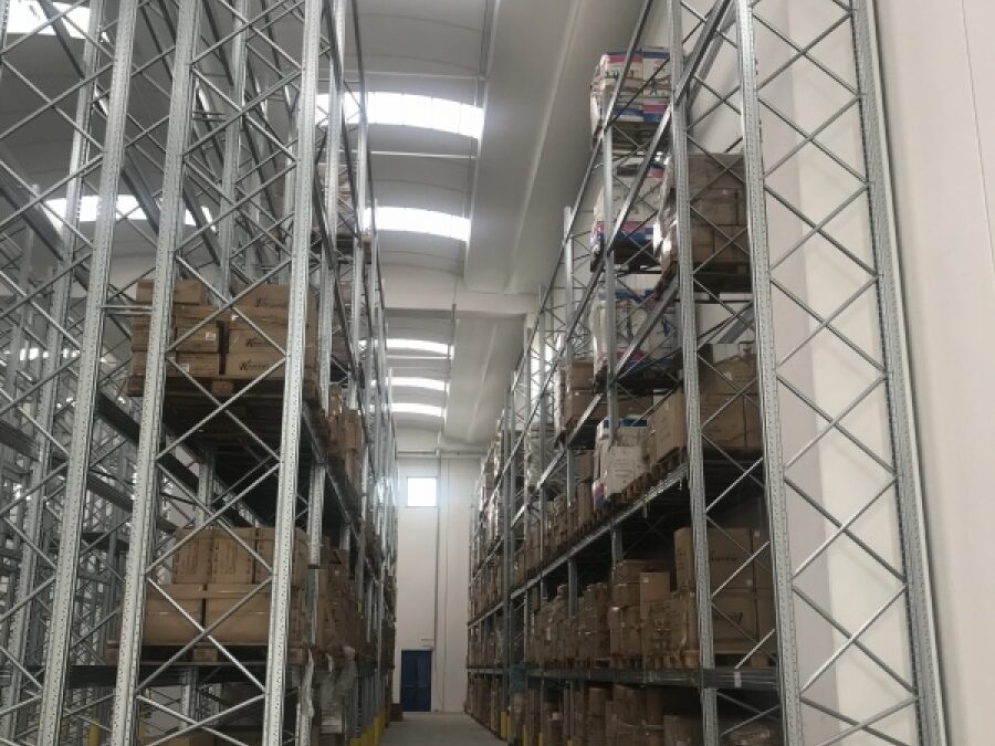 Realizzazione di un magazzino portapallet Sismo Resistente