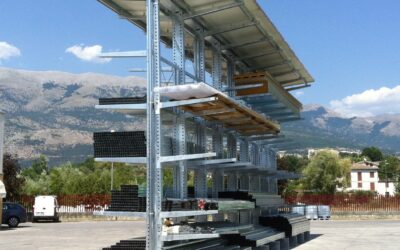 Cantilever soluzione ideale per stoccare merci voluminose