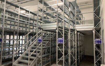 Soppalchi metallici e passerelle in carpenteria