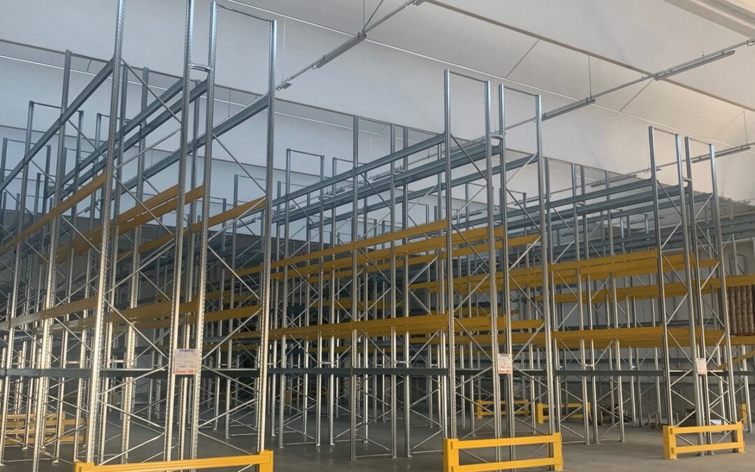 Magazzino portapallet per una fabbrica di dolci