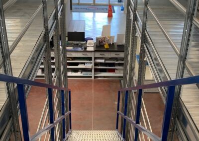 Scaffalatura metallica per Magazzini Viterbo Frosinone Rieti