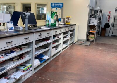 magazzino per azienda termoidraulica